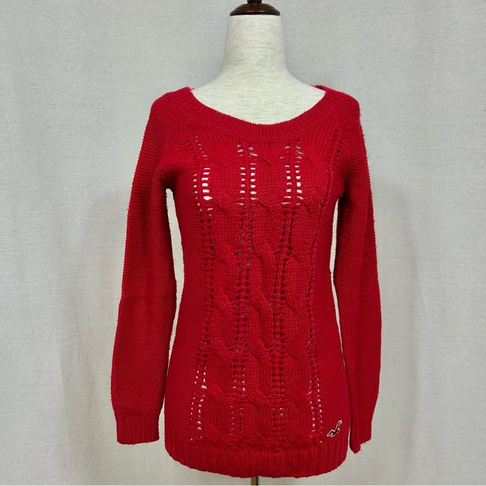 Hollister Y2K Vintage Red Sweater Size XS